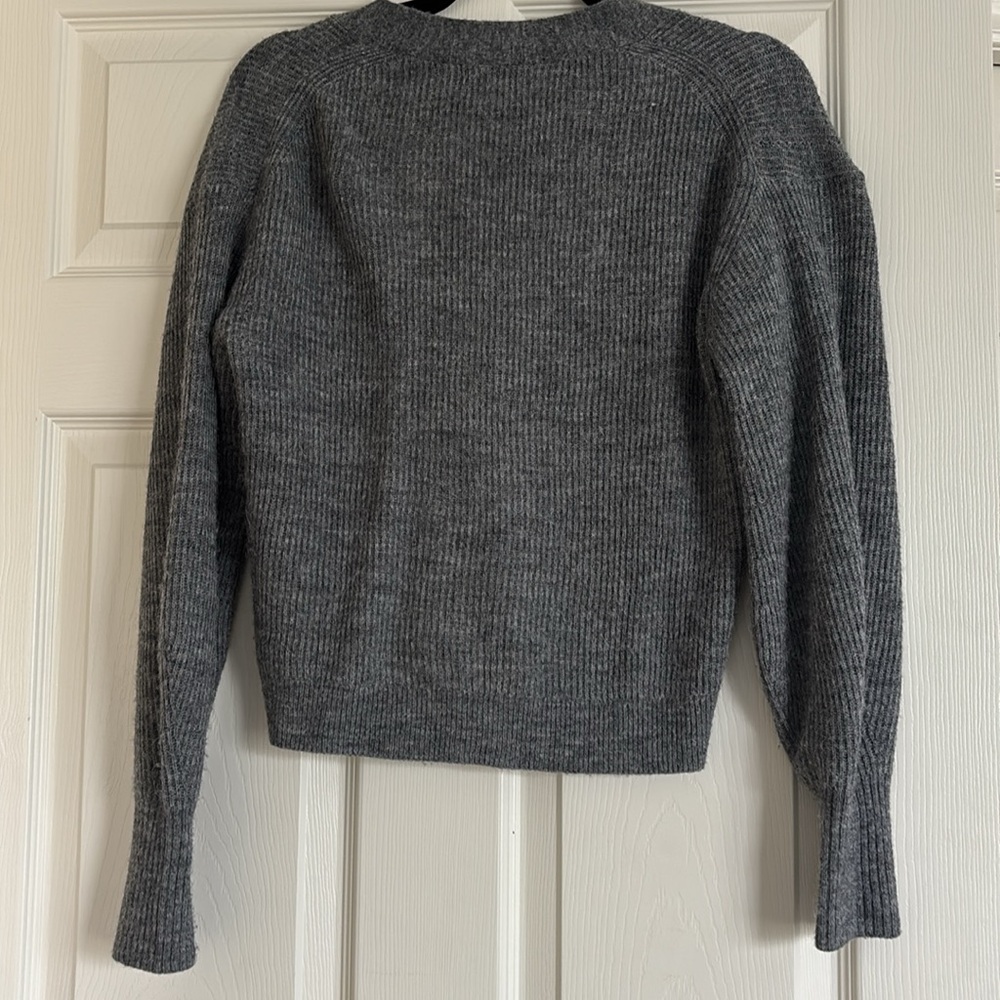 Quince Alpaca Wool Cropped Cardigan - Picture 3 of 4